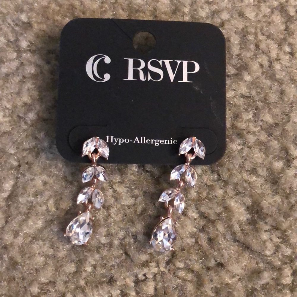 Rose Gold dangle earrings
